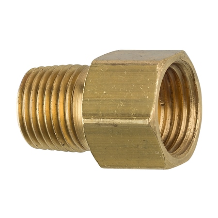 Ags Brass Connector, Female (7/16-24 Inverted), Male (1/8-27 NPT), 1/bag BLF-67B